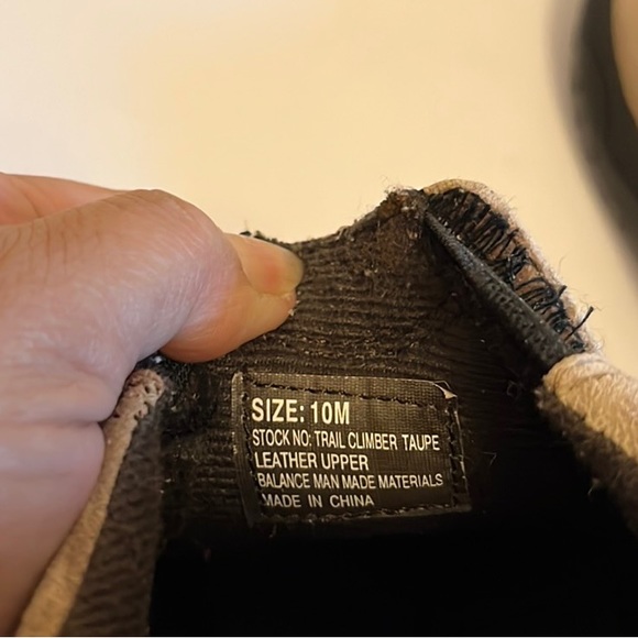 GBX Trail-guard Gun Smoke Suede Slip- on Hiking Shoes Mens 10 - Picture 7 of 7